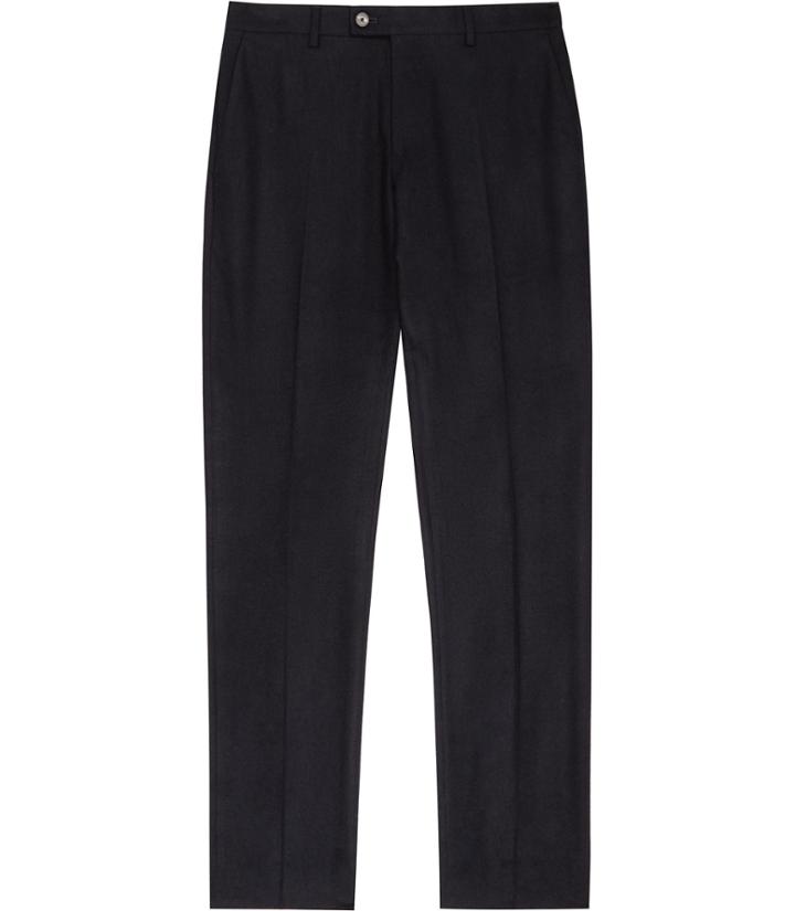 Reiss Boston - Mens Slim-fit Tailored Trousers In Blue, Size 28