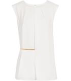Reiss Jenna - Womens Belted Wrap-front Top In White, Size 6