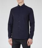 Reiss Jack - Slim-fit Shirt In Blue, Mens, Size S