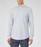 Reiss Figo - Mens Spread Collar Shirt In Blue, Size S