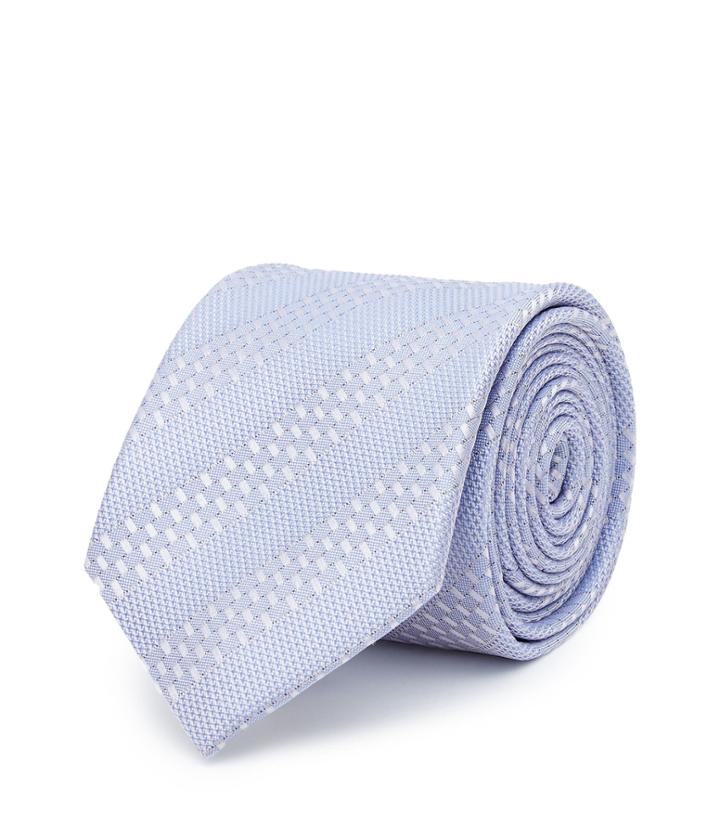 Reiss Shaw - Mens Tonal Stripe Silk Tie In Blue, One Size