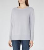 Reiss Edna - Womens Cashmere And Merino Jumper In Brown, Size M