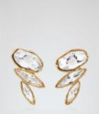 Reiss Lissandra - Womens Earrings With Crystals From Swarovski In White, Size One Size
