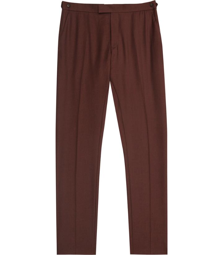 Reiss Houston T - Mens Slim-fit Trousers In Pink, Size 30