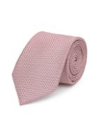 Reiss Bistel - Mens Fleck-detail Silk Tie In Pink, One Size