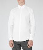 Reiss Steel - Mens Button Down Shirt In White, Size S