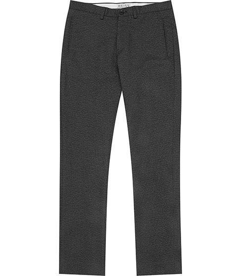 Reiss Eddie Contrast Weave Trousers
