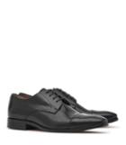 Reiss Finley - Toe Cap Derby Shoes In Black, Mens, Size 8