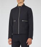 Reiss Yukon - Mens Tab Collar Jacket In Blue, Size Xs