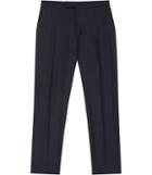 Reiss Baggio T - Mens Checked Wool Trousers In Blue, Size 28