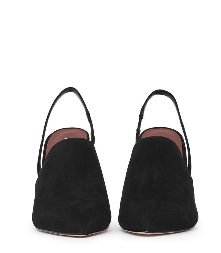 Reiss Hayley - Slingback Mules In Black, Womens, Size 6