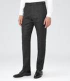 Reiss Saunders T - Mens Tailored Trousers In Black, Size 28