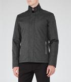 Reiss Coltman - Mens Concealed Zip Jacket In Grey, Size S