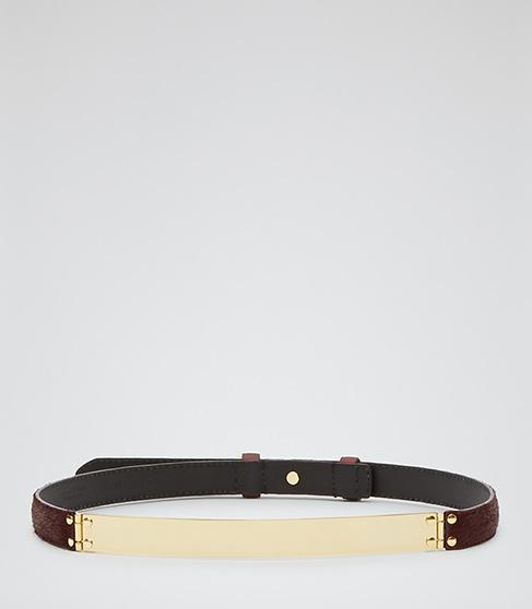 Reiss Madeline Hinged Metal Belt