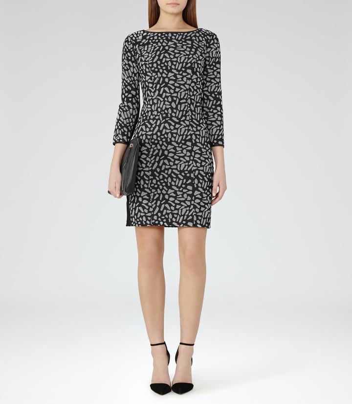 Reiss Janie - Womens Textured Dress In White, Size 4