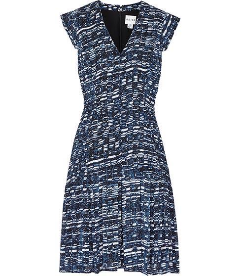 Reiss Dara Abstract Print Dress