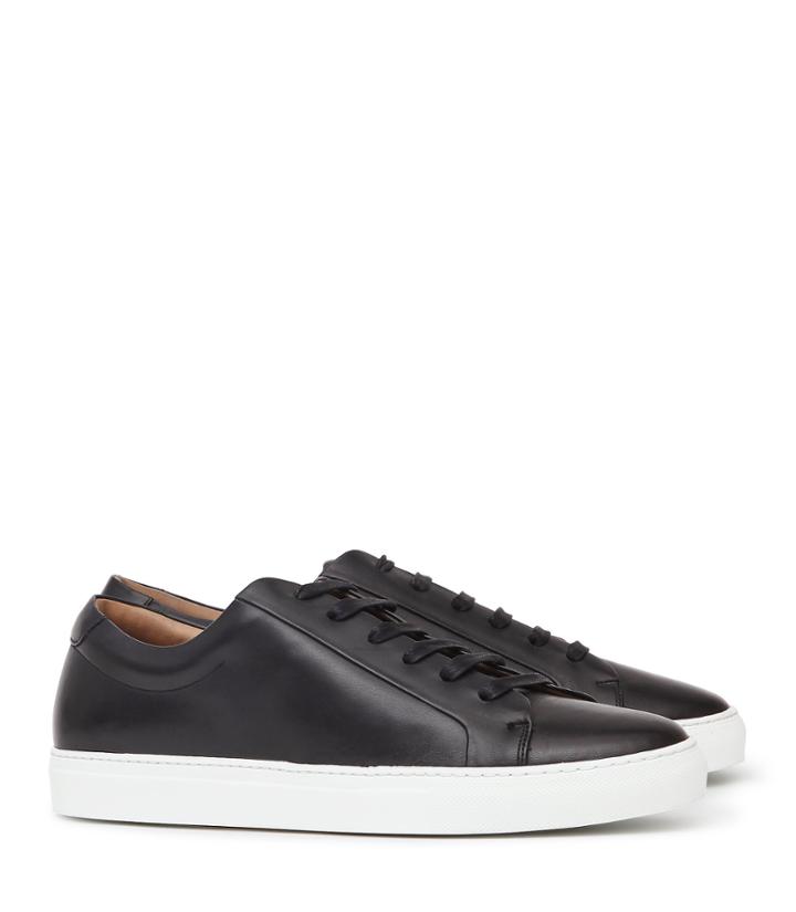 Reiss Darren - Mens Contrast Sole Sneakers In Blue, Size 7