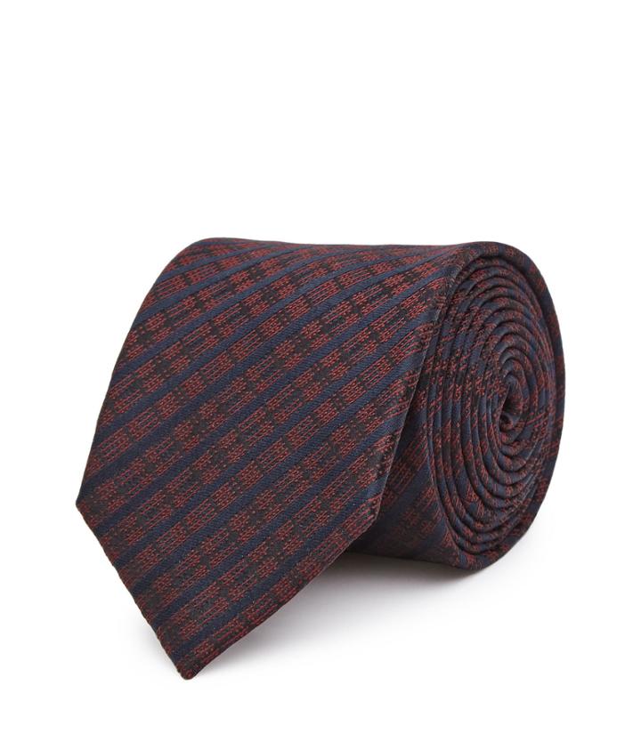 Reiss Adlington - Patterned Silk Tie In Red, Mens