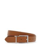 Reiss Ricky - Mens Reversible Leather Belt In Brown, Size 30