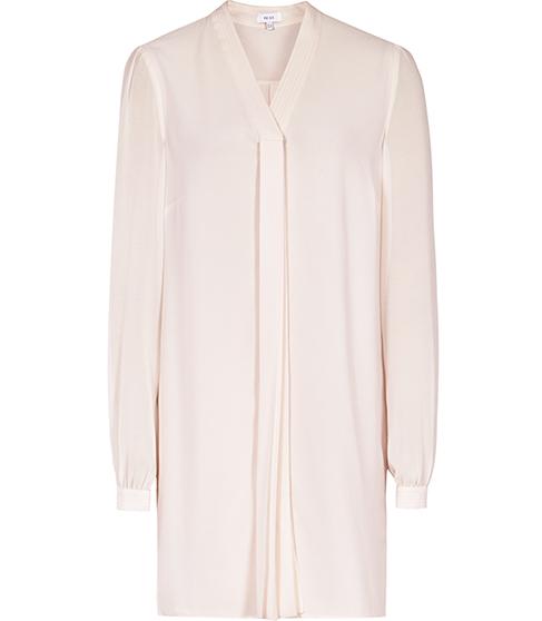 Reiss Santana Plisse-detail Shirt