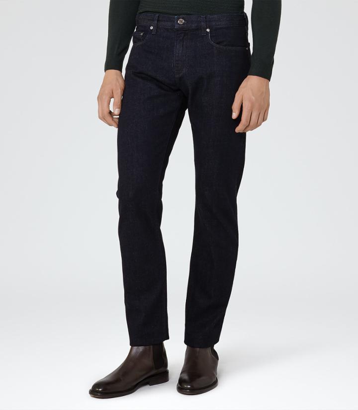 Reiss Springstein - Mens Straight Leg Jeans In Blue, Size 30