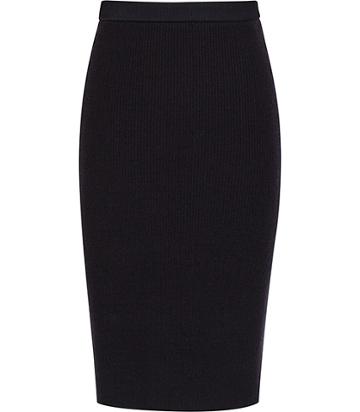 Reiss Dalane Knitted Pencil Skirt