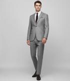 Reiss Joshua - Wool Peak Lapel Suit In Grey, Mens, Size 38