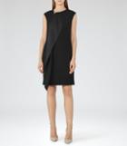 Reiss Cora - Womens Zip-front Dress In Black, Size 6