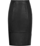 Reiss Kristen - Leather Pencil Skirt In Black, Womens, Size 2