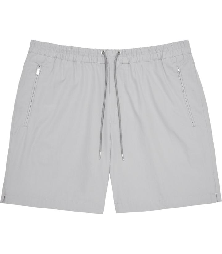Reiss Howard - Mens Drawstring Shorts In Grey, Size 34