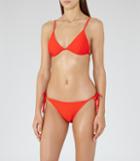 Reiss Phoenix T - Ribbed Bikini Top In Red, Womens, Size Xs