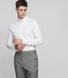 Reiss Jordan - Collar Bar Shirt In White, Mens, Size Xs