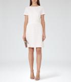 Reiss Magnolia - Cut-out Dress In White, Womens, Size 0