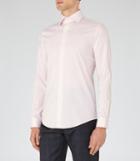 Reiss Oxide - Slim-fit Stretch Shirt In Pink, Mens, Size Xs