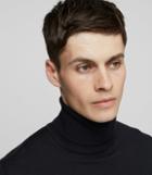 Reiss Olive - Merino Wool Rollneck Jumper In Blue, Mens, Size Xs