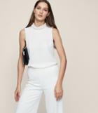 Reiss Sabrina - Sleeveless Top In White, Womens, Size 0