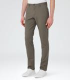 Reiss Friston - Twill Chinos In Brown, Mens, Size 28