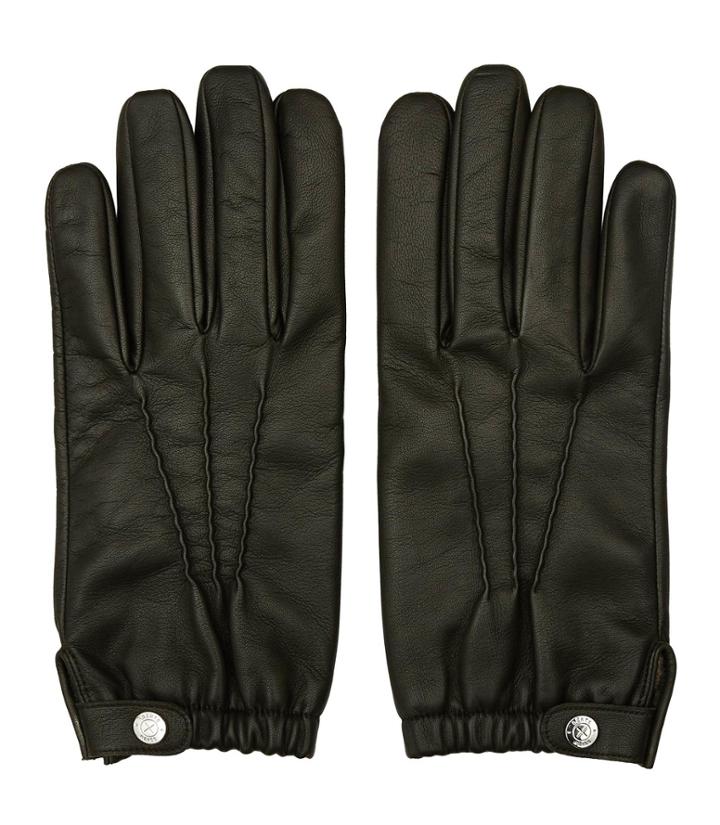 Reiss Thornton - Mens Dents Leather Gloves In Brown, Size S