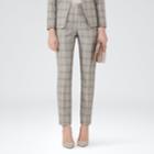 Reiss Webb Trouser - Womens Heritage-check Trousers In Black