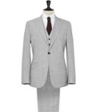 Reiss Garda - Mens Peak Lapel Suit In Grey, Size 36