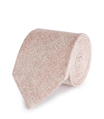 Reiss Creston - Melange Silk Tie In Pink, Mens
