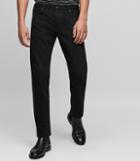 Reiss Jonny - Slim Tapered Jeans In Black, Mens, Size 28