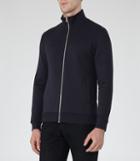 Reiss Molton - Mens Funnel Collar Jumper In Blue, Size S