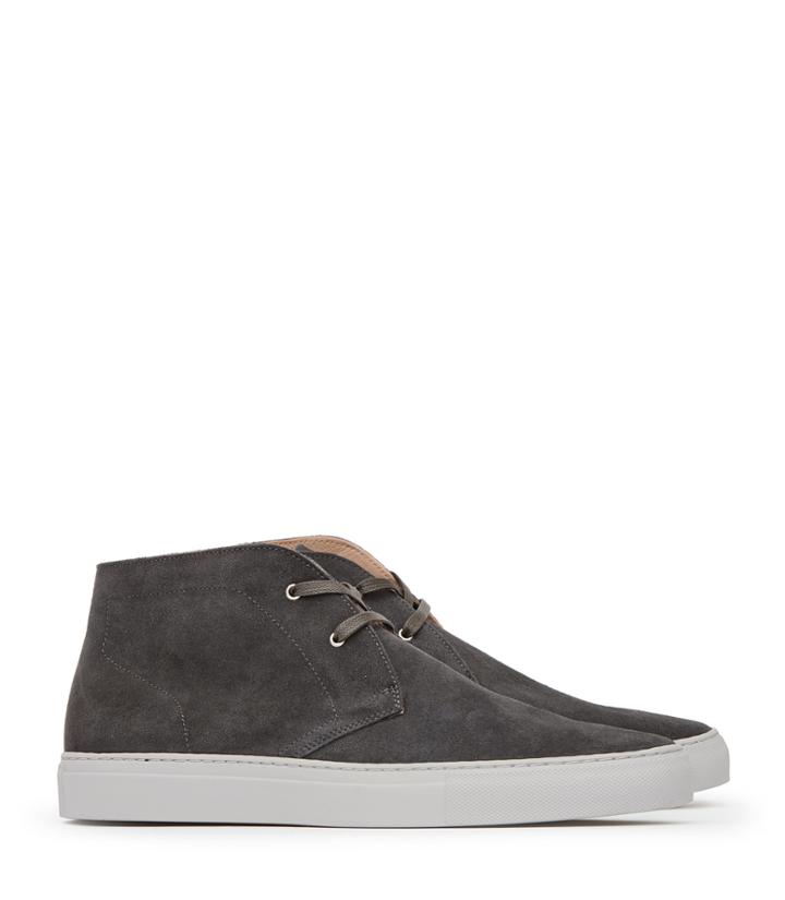 Reiss Dylon - Mens Suede Chukka Boots In Grey, Size 10