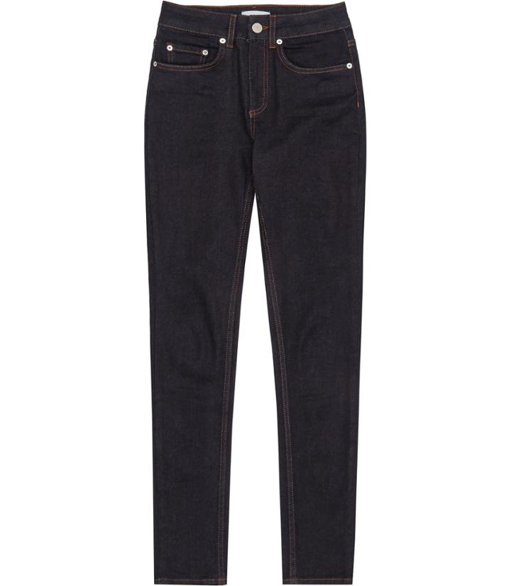 Reiss Helvin - Womens High-rise Skinny Jeans In Blue, Size 24
