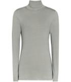 Reiss Fernley - Womens Sheen-detail Roll-neck Top In Green, Size Xs