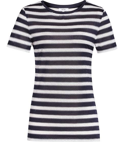 Reiss Molly Striped Top