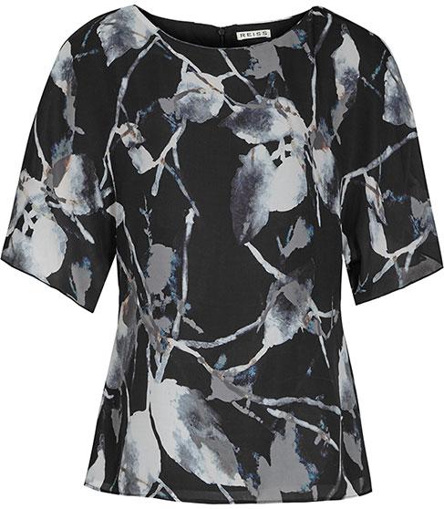 Reiss Lia Printed Top