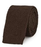 Reiss Shaun - Mens Slim Silk Tie In Brown, Size One Size