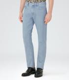 Reiss Fairbourne - Light Wash Slim Jeans In Blue, Mens, Size 28